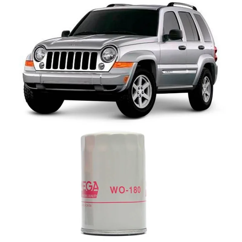 Filtro Óleo Cherokee 3.7 2002 A 2009 Wega - Não Disponível - Automotivo
