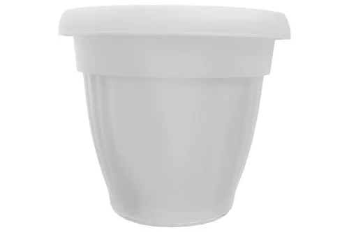 Vaso Denise Branco 15cm West Garden - WEST GARDEN - Papelaria