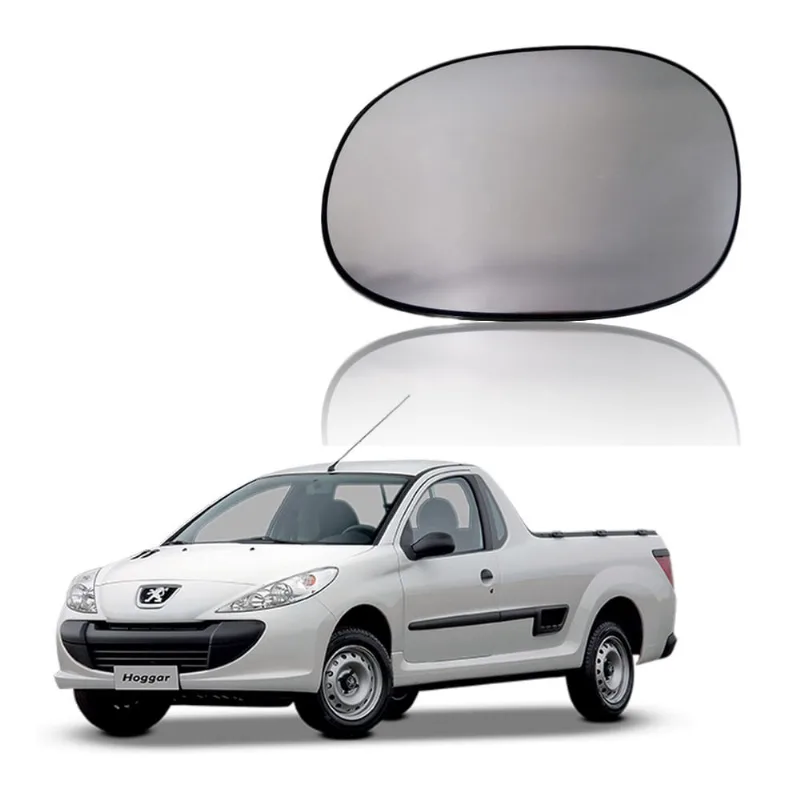 Lente Vidro Retrovisor Peugeot 206 207 C3 Hoggar 99 a 11 motorista EB193