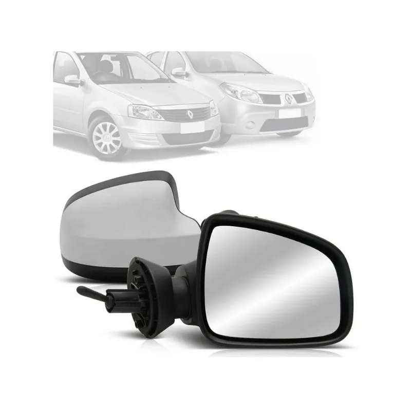 Retrovisor Controle Interno Logan Sandero Duster 09/.. Capa lisa passageiro EB668