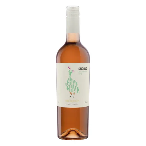 VINHO ARGENTINO ROSÊ SECO CHAC CHAC MALBEC MENDOZA GARRAFA 750ML - MALBEC