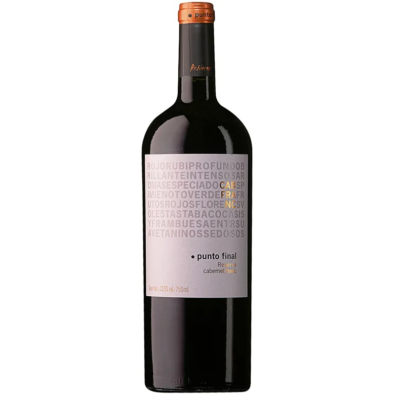 Bodega Renacer Punto Final Cabernet Franc Argentino Vinho Tinto 750ml - Punto Final