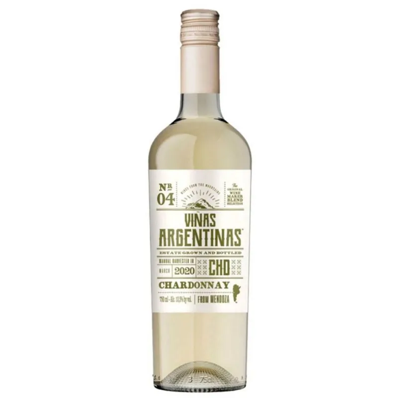 Vinho Argentino Viñas Argentinas Chardonnay Branco 750ml