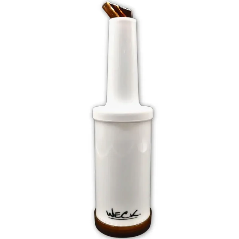 Kit 6 Garrafa Plástica Store'n Pour 1L Marrom Weck para Sucos Drink Bar