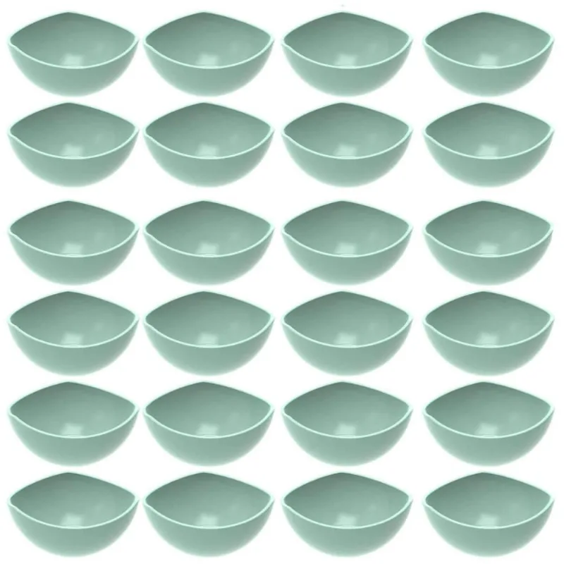 24 Bowls Trio Crippa Verde Menta Cumbuca Grande 500ml Plástico Salada Sopas Caldos