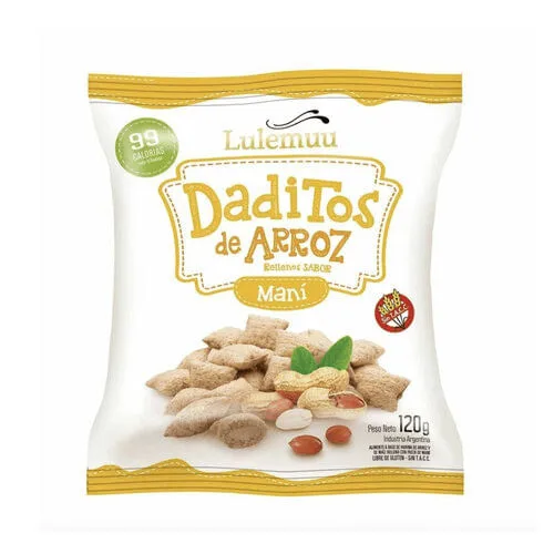 Biscoito de Arroz Lulemuu Pasta Amendoim 120g - Lulemuu