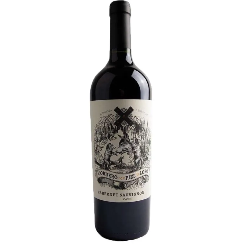 Vinho Tinto Argentino Cordero Con Piel De Lobo Cabernet Sauvignon  Garrafa 750ml - CORDERO C P DE LOBO - Vinhos E Cervejas