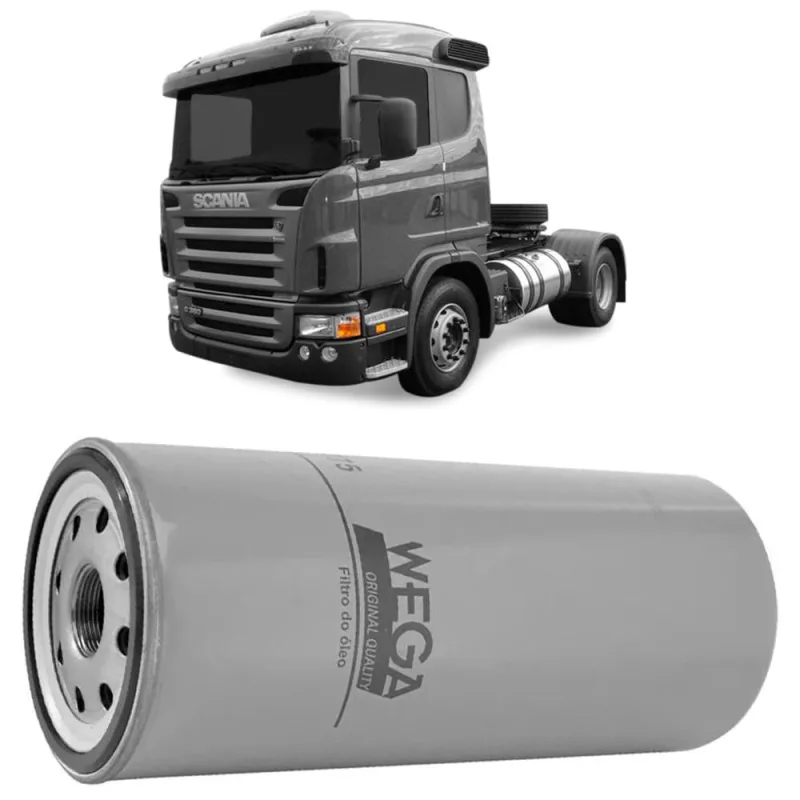 Filtro Óleo Blindado Scania G 380 G 420 G 440 2007 a 2011 - Não Disponível - Automotivo