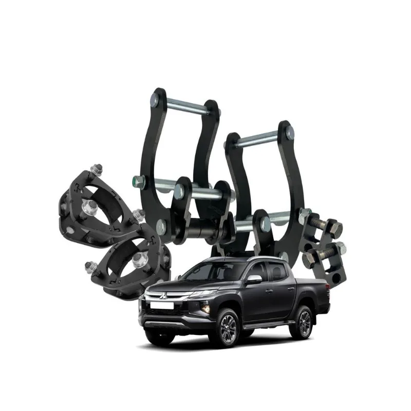 Kit Lift Suspensão Diant E Tras 2 Triton 2017/ Preto