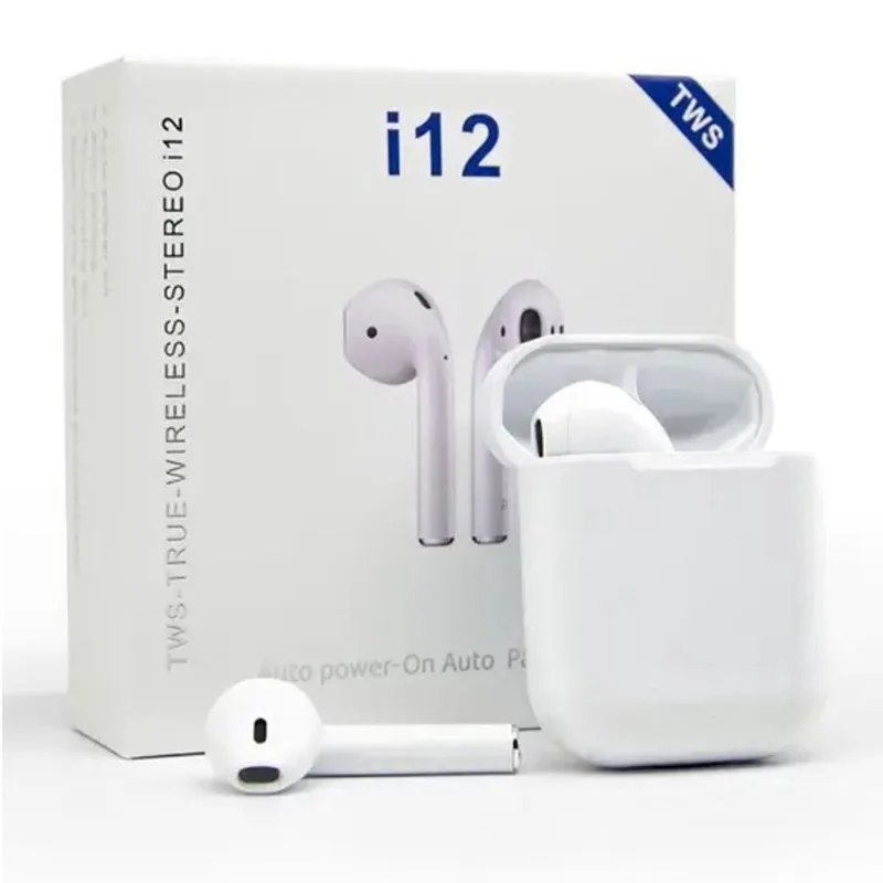 Fone de Ouvido Sem Fio tws i12 Bluetooth Touch Recarregavel