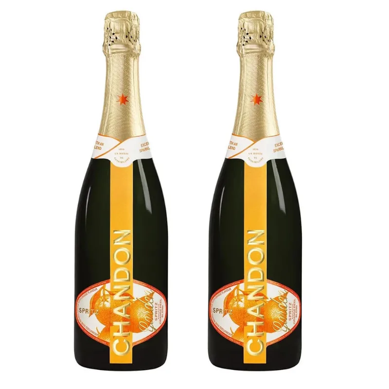 2 Espumante Chandon Garden Spritz 750ml Aperitivo de Laranja