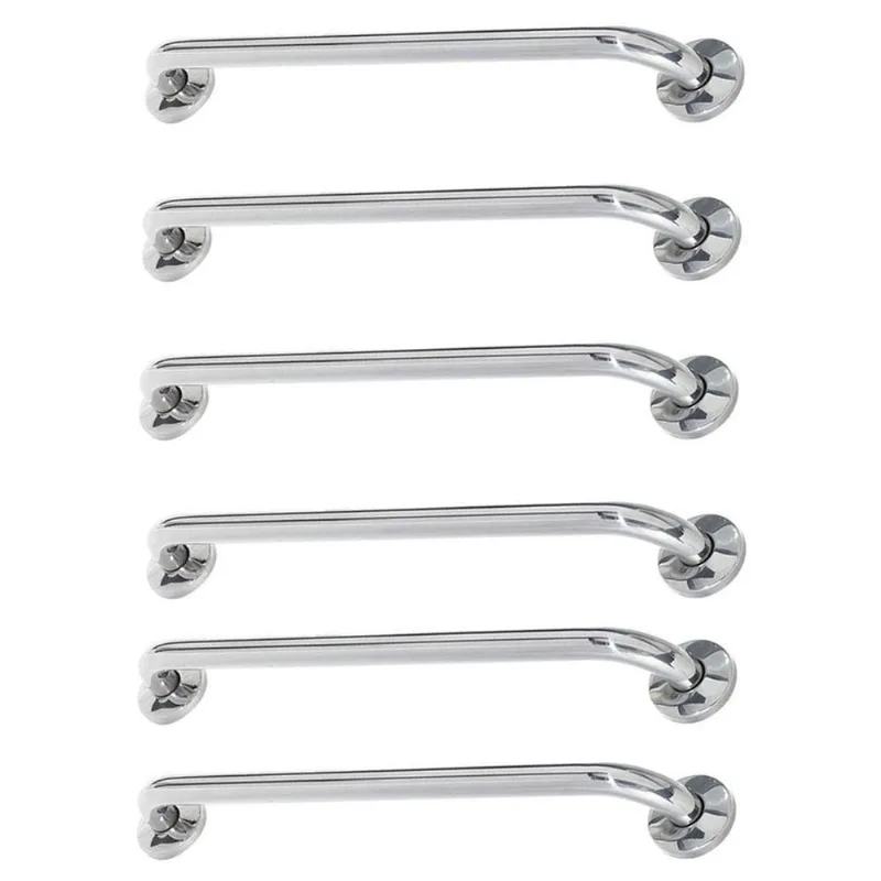 Alça De Apoio 60cm Kit 6 Unidades Suporte Segurança Idoso Corrimao Parede Banheiro - OUTRAS - Câmeras E Drones