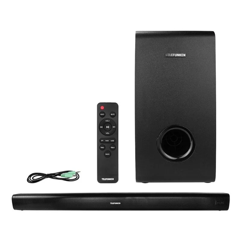 Soundbar E Subwoofer 2.1 Polaris 700 Telefunken 20khz Bivolt