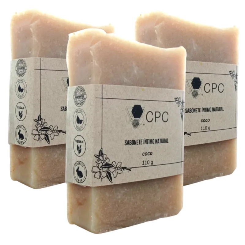 Sabonete Íntimo Artesanal De Coco 110g Kit Com 3 - Não Informado - Higiene E Perfumaria