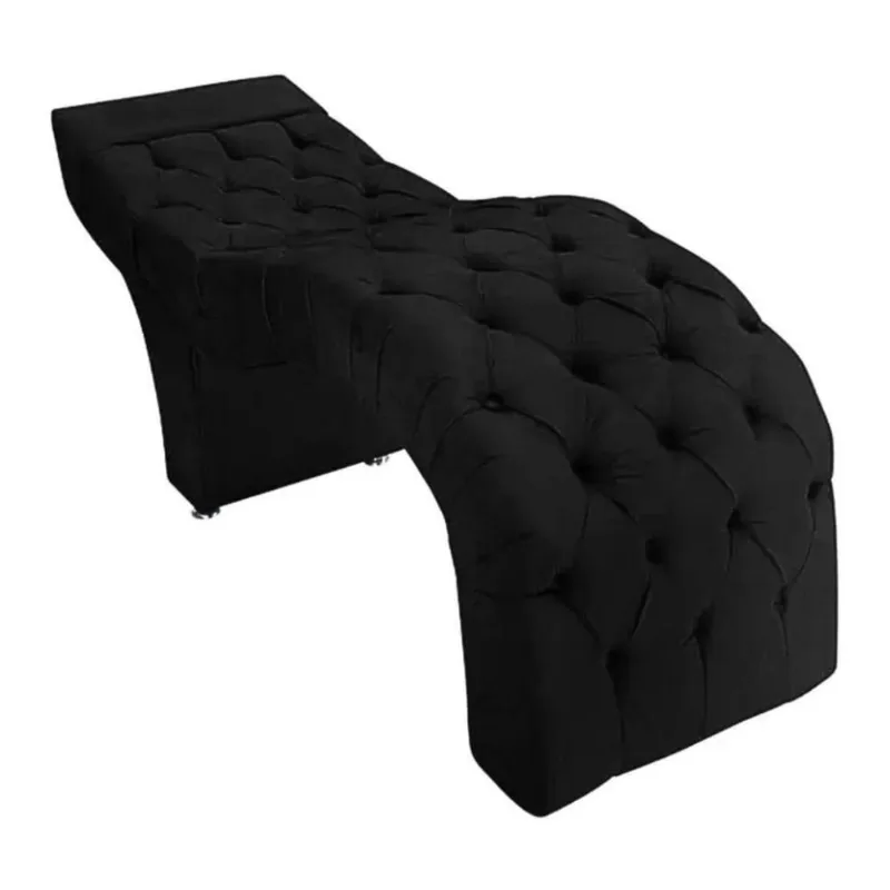 Maca Estofada Estética Cílios Salão Spa Suede Júlia Cor: branco Maca Estofada Estética Cílios Salão Spa Suede Júlia