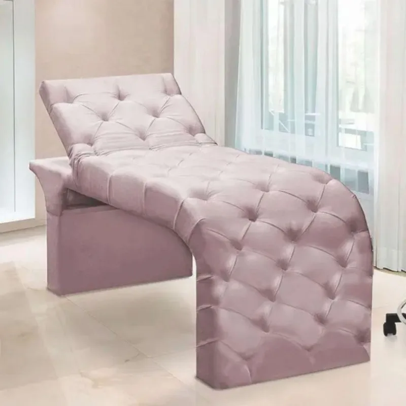 Maca Estofada Estética Cílios Regulável Spa Suede Ana Clara Rosê