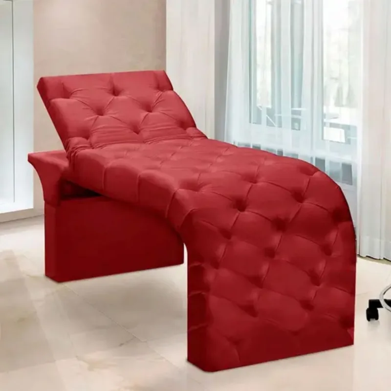 Maca Estofada Estética Cílios Regulável Spa Suede Maitê