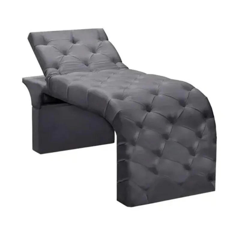 Maca Estofada Estética Cílios Regulável Spa Suede Ana Clara Cinza