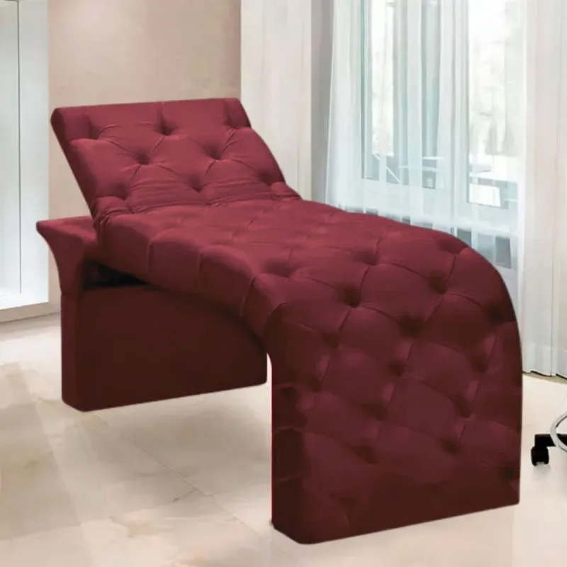 Maca Estofada Estética Cílios Regulável Spa Suede Maitê