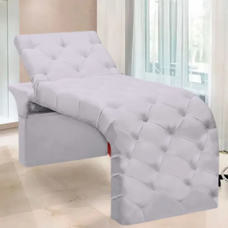 Maca Estofada Estética Cílios Regulável Spa Suede Maitê