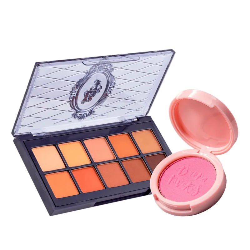 Kit Bruna Tavares bt Transition Paleta de Sombras e Blush Color Camélia (2 Produtos)
