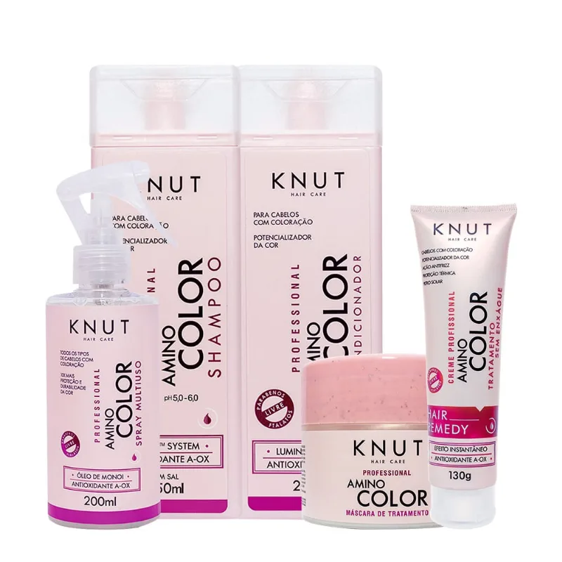 Kit Knut Professional Amino Color Completo (5 produtos)