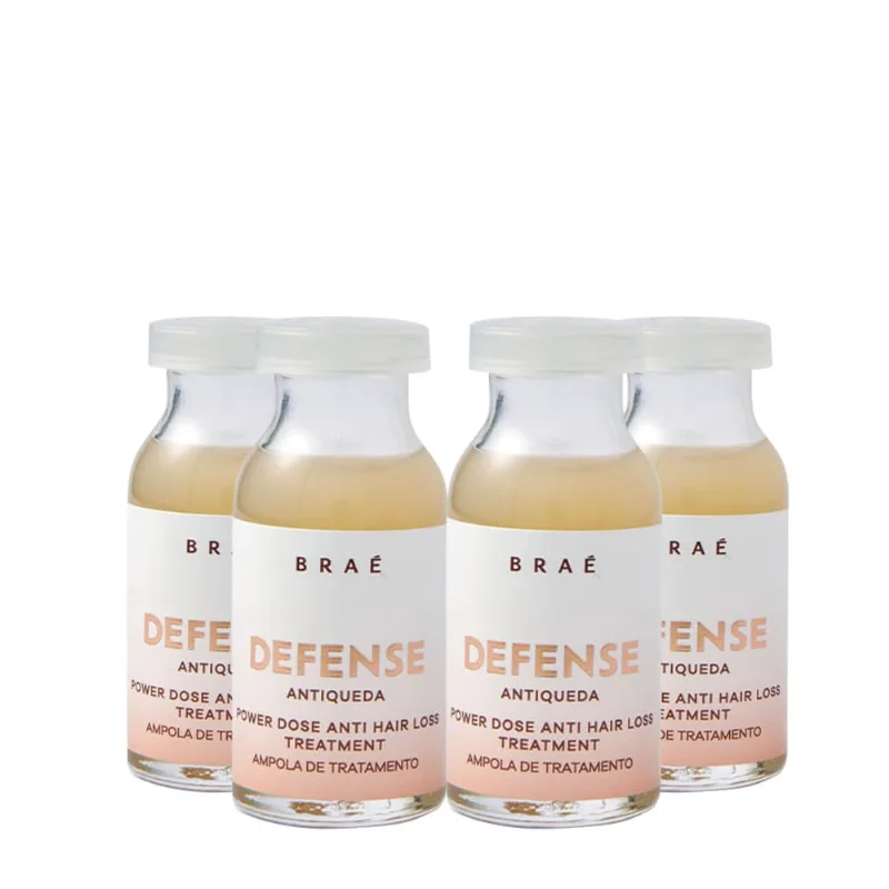 Kit Braé Defense Antiqueda Power Dose - Ampola Capilar 13ml (4 unidades)