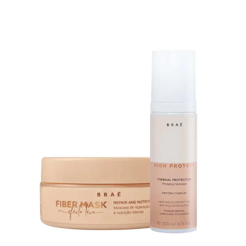 Kit Braé High Protect Thermal Fiber Mak Efeito Teia (2 Produtos)