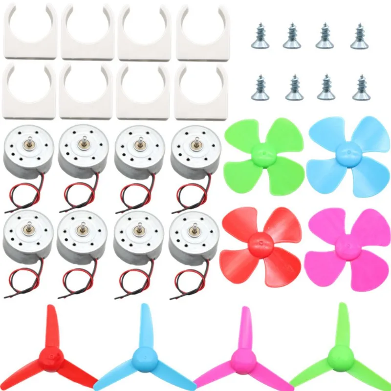 Conjunto De Motores E Hélices Diy Science Experiments 12 Unidades