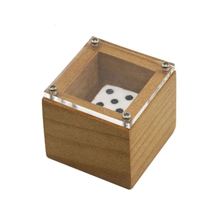 Truque De Mentalismo Em Caixa De Madeira Magic Mind Reading Dice