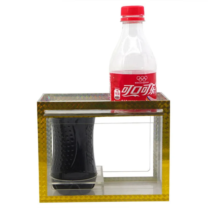 Truque Mágico: A Garrafa De Coca-cola Se Divide E Desaparece Por Turno