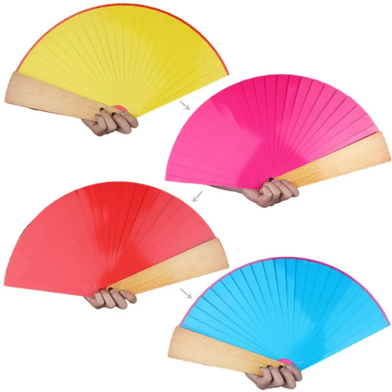 Suporte De Palco Magic Fan De Quatro Cores Que Muda De Cor Em Pvc De 25 Cm