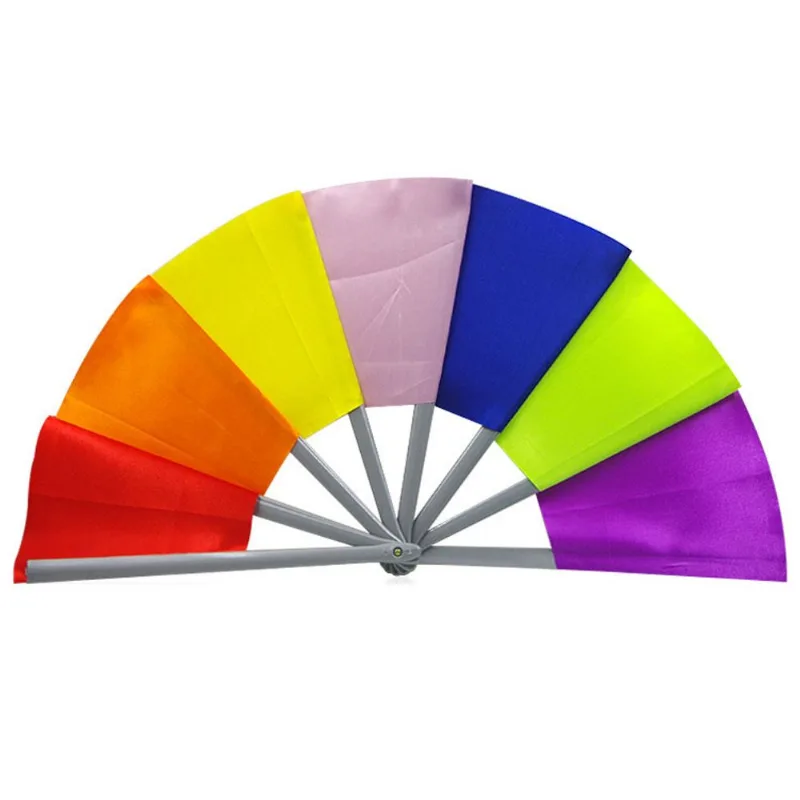 Ventilador Mágico De Palco Magic Fan Deluxe Rainbow De 7 Cores 62 Cm