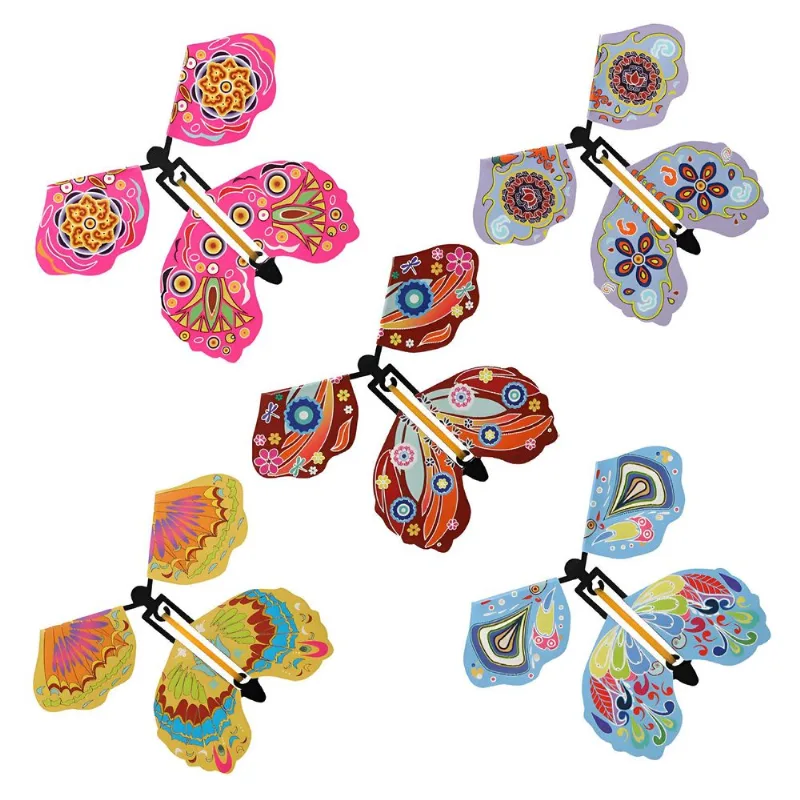 Brinquedos Mágicos Flying Butterfly Creative Magic Trick, 5 Unidades