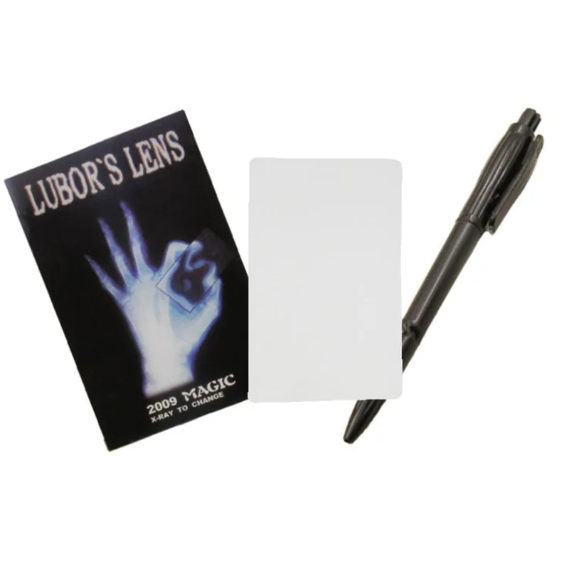 Caneta Dobrável Magic Trick Perspective Com Cartão Visual Illusion