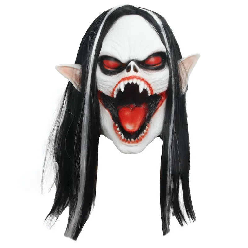 Máscara Moby Andreas Halloween Cosplay Capa Facial Completa De Látex