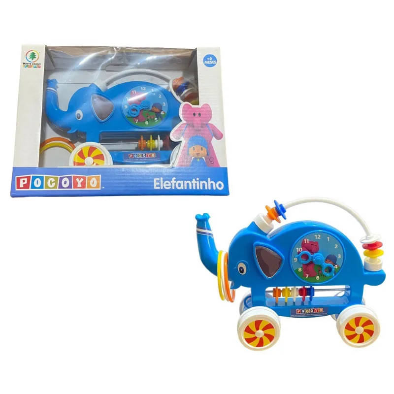 Brinquedo Educativo Para Bebê Elefantinho Desenho Sortido