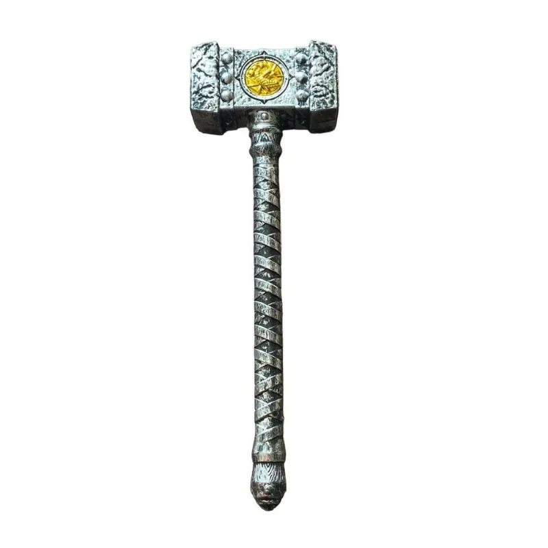 Brinquedo Martelo Medieval Guerreiro Infantil 38cm Plástico