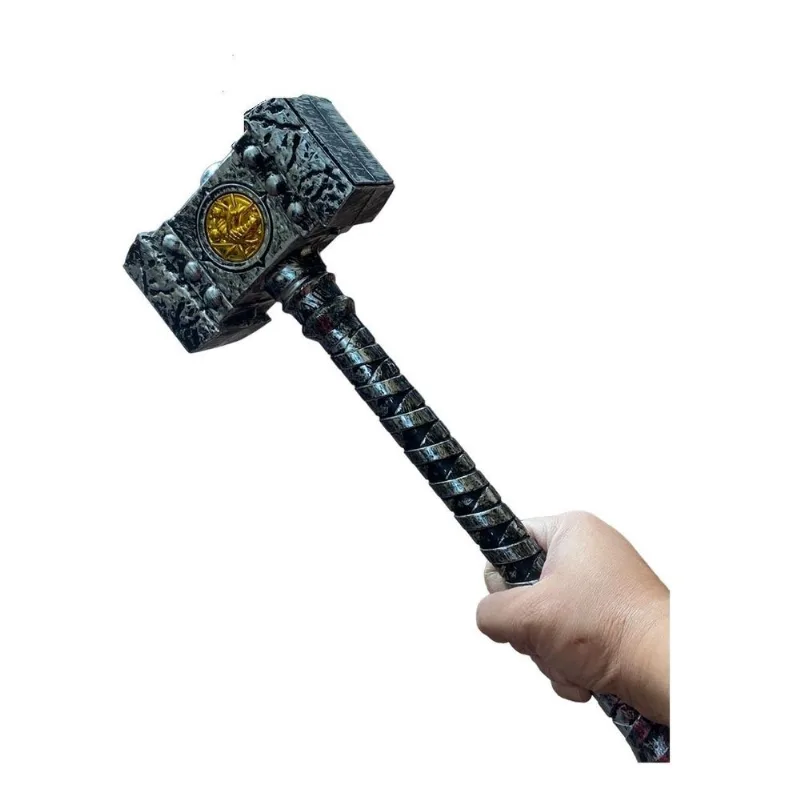 Brinquedo Infantil Medieval Martelo De Plástico 38cm
