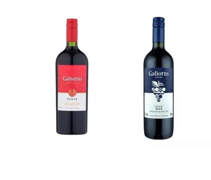 Kit Vinho Galiotto 2 Tinto Seco + 1 Tinto Suave 750ml - Galiotto - Bebidas
