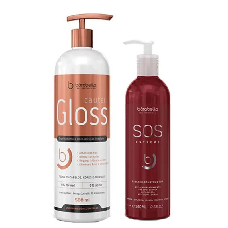 Kit Cauter Gloss e Sos Extreme Borabella