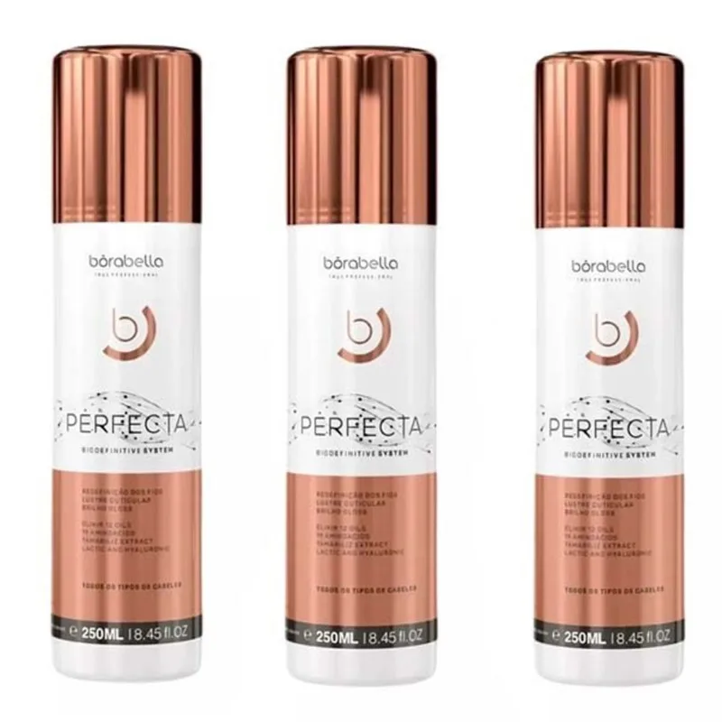 Kit 03 Progressiva Perfecta Biodefinitive Borabella 250ml