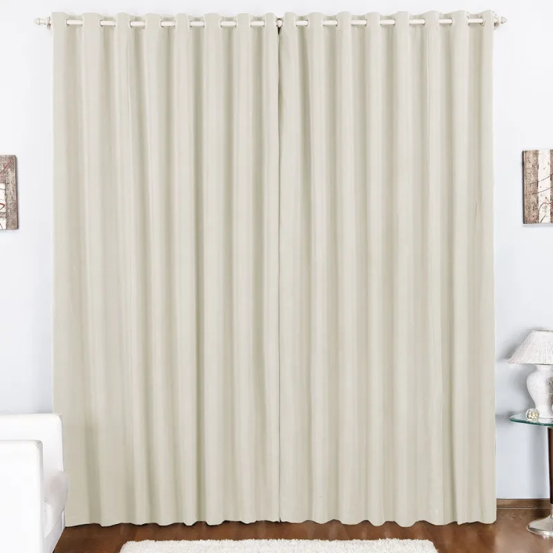 Cortina Duda 3,00m x 2,80m Metros Palha Tecido Oxford Para Sala ou Quarto - Clara luz decora - Cama, Mesa E Banho