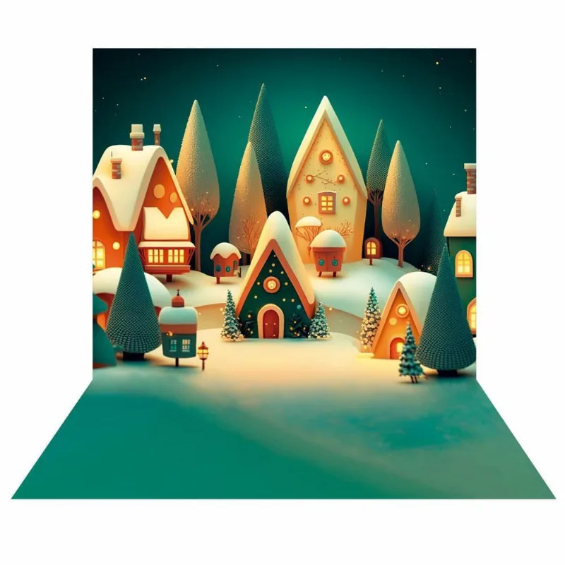 Fundo Fotográfico Cenário Natal Em Tecido 2,20M X 1,50M F168