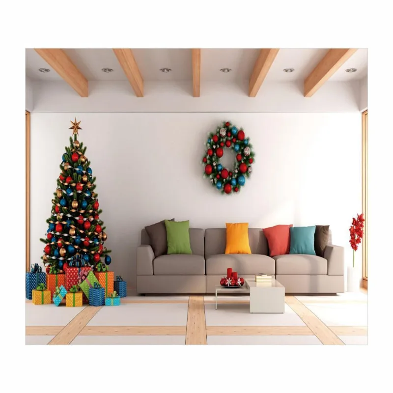Fundo Fotográfico Cenário Natal Em Tecido 2,20M X 1,50M F174