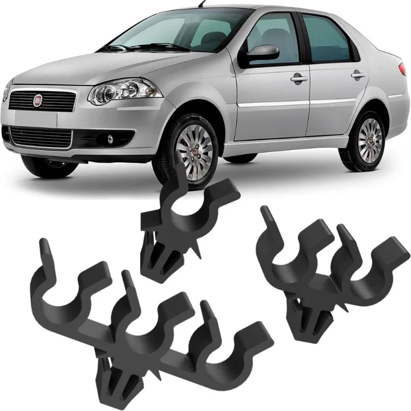 Kit Grampos Presilhas Suporte Organizador Para Cabo De Velas Siena G4 2008 2009 2010 2011 2012