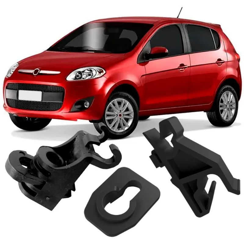 Kit Grampos Presilhas Suporte Para Haste Vareta Do Capo Palio Attractive Essence Sporting G5 2012 2013 2014 2015 2016 2017