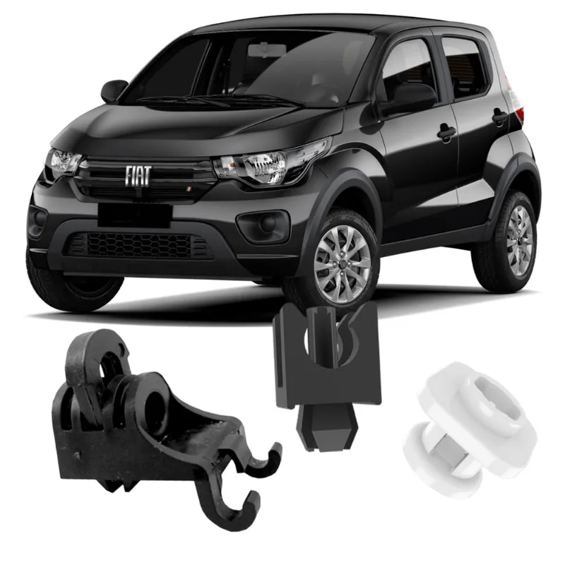 Kit Grampos Presilhas Suporte Para Haste Vareta Do Capo Mobi 2017 2018 2019 2020 2021 2022 2023 2024