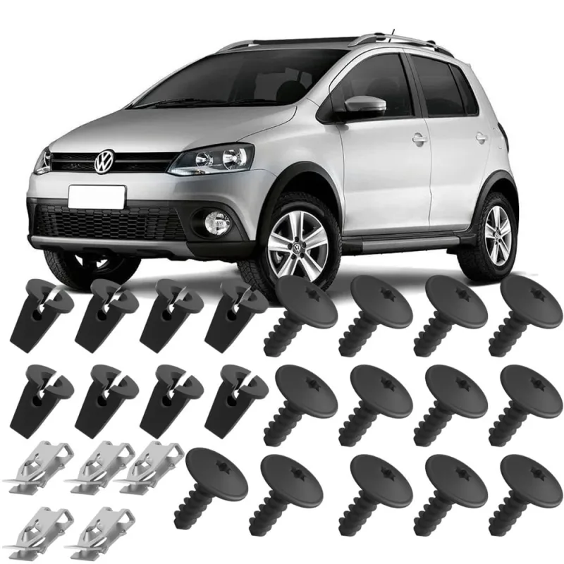 Kit Presilhas Parafusos Buchas E Porcas Do Parabarro Crossfox 2010 2011 2012 2013 2014 - Não Disponível - Automotivo
