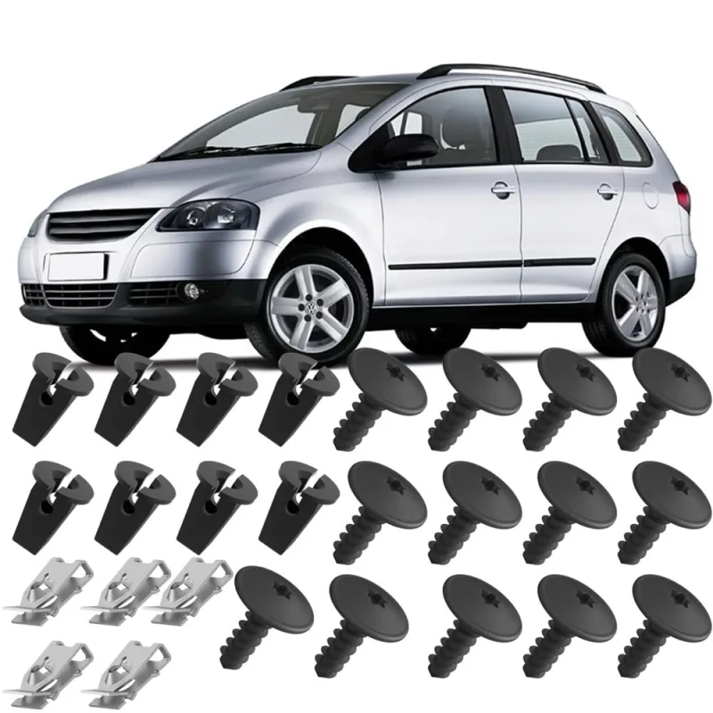 Kit Presilhas Parafusos Buchas E Porcas Do Parabarro Spacefox 2006 2007 2008 2009 - Não Disponível